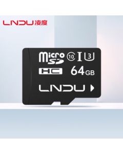 Lingdu 64GB TF (MicroSD) C10 Memory Card - High Durability Dash Cam & Surveillance Storage Card