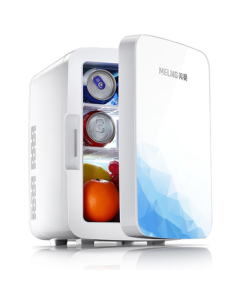 MELNG Car Refrigerator 10L Mini Fridge for Office, Home, Dorm, Outdoor & Household Use