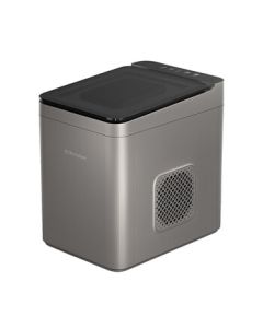 Westinghouse Ice Maker Small Household 15KG Dormitory Fully Automatic Round Ice Cube Maker Commercial Mini Ice Machine Dark Gray (Self-Cleaning Function + UV)