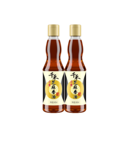 Qianhe Small Mill Sesame Oil 405ml*2 (Random Shipping of Old or New Packaging)