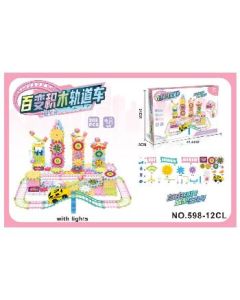 Electric cone building blocks railcar
