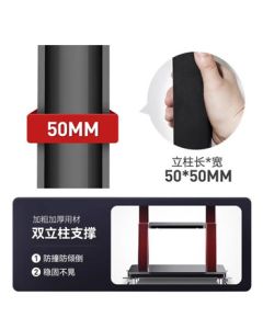 Jun'ao TV Mobile Stand for 55-100 Inch Screens, Floor TV Mount with Integrated Bracket, TV Cart for Xiaomi, Skyworth, Hisense, Huawei, Video Conference Stand