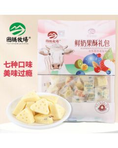 Totem Ranch Cheese Triangle Yogurt Block Mixed Pack Inner Mongolia Specialty Snack Fresh Milk Fruit Crisp Gift Box 508g