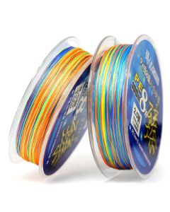 Grsaed Fishing PE Braided Line Multicolor 8-Strand 0.8# Braided Fishing Line for Competition, Leisure, and Wild Fishing 100m Angling Line