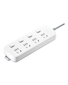 BULL Multi-Control Power Strip/Socket Strip/Extension Cord/Desktop Power Strip for Dormitory and Home Use, 3C Certified, 4 Outlets with Independent Switches, 1.8m Length