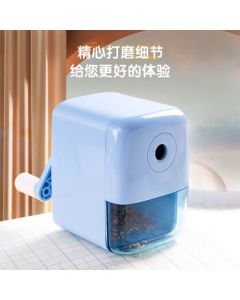 Deli 71158 Automatic Pencil Sharpener - Student Automatic Feed Pencil Sharpener/Pencil Sharpener/Manual Pencil Sharpener (Blue)