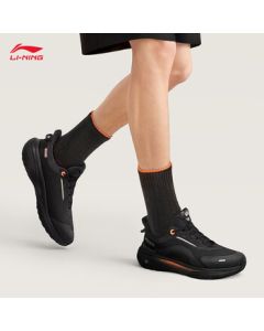 Li-Ning SOFT PLUS 2 Trendy Casual Shoes Men's 25 Autumn/Winter Retro Comfortable Walking Versatile Sneakers AGLV083