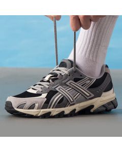 ASICS Unisex Casual Shoes GEL-SONOMA Fashion Low-Top Breathable Sneakers with Cushioning - Black/Grey 43.5