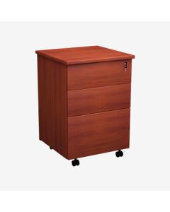 Maisen Mobile Cabinet Office Staff File Storage Drawer Small Low Cabinet Red Cherry Color Thickened Version Customizable MS-HDG-140