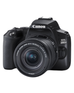 Canon EOS 200D II DSLR Camera 4K Vlog Video Kit with 18-55mm Standard Zoom Lens – Portable HD Beauty Camera for Home & Travel