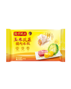 Wanchai Ferry Corn & Vegetable Pork Dumplings 1800g (90 pcs) - Breakfast, Late-Night Snack, Fresh & Quick Frozen Dumplings
