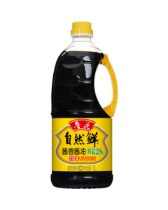 Lu Hua Natural Fresh Series Soy Sauce [0 Additives, No Preservatives, Premium Light Soy Sauce] 1L, Cooking Seasoning