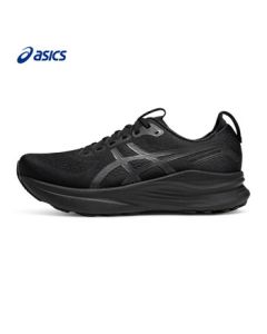 ASICS Men's Cushioned Breathable Running Shoes GEL-KAYANO 32 Black/Grey 41.5