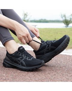 ASICS Women's All-Season Running Shoes 1012B450-001 Black/Grey 35.5