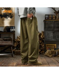 JEEP Cargo Pants 2025 Autumn New American Straight Loose Casual Trousers Men's Paratrooper Pants
