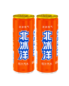 Arctic Ocean Orange Juice Soda 330ml*24 Cans Juice Carbonated Drink Whole Case