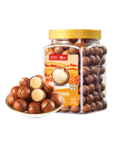 Qiaqia Jingmi Hawaiian Original Flavor Canned Nuts 1111g, Office Snacks, Dried Fruits, Roasted Nuts, Casual Food