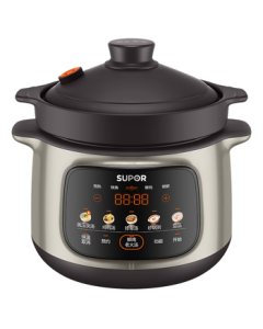 SUPOR [Purple Sand Inner Pot] Electric Stew Pot 4L Multi-functional Soup Pot with Micro-pressure Fast Stewing, Suitable for 4-5 People, Model DG40YC875