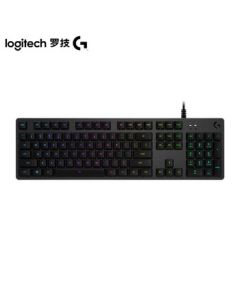 Logitech G512 Mechanical Gaming Keyboard with RGB Backlighting, Wired Full-Size Keyboard for Esports, Macro Programmable Keyboard, G512-T (Tactile Switch)