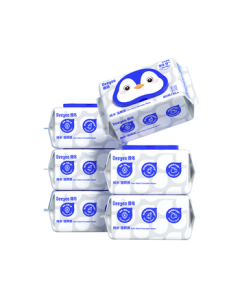 Deyou Pure Water Flushable Wet Wipes Family Pack, 80 Sheets * 6 Packs, Gentle for Pregnant Women, Babies & Kids, Toilet Disposable