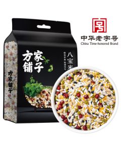 Fangjia Shop Chinese Time-honored Brand Eight-Treasure Porridge Rice 2.2lb Laba Congee Red Bean Green Bean Black Rice Glutinous Rice Mixed Grains