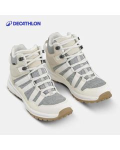 Decathlon Women's Outdoor Warm Cotton Shoes Anti-Slip Waterproof Hiking Boots Winter Insulated Mountaineering Shoes-4530925