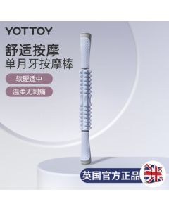 yottoy Deep Tissue Massage Roller Stick for Muscle Relaxation - Intense Pain Relief, Fine Leg Muscle Fascia Roller, Fantasy Blue