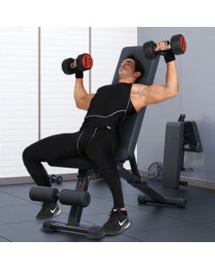 GK Dumbbell Bench Multi-functional Foldable Fitness Chair Home Gym Equipment Foldable Ab Bench Press Bench Weightlifting Bench