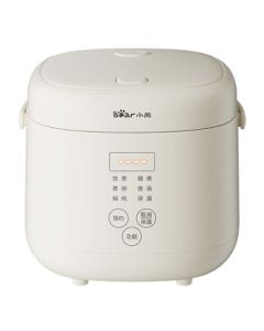 Bear Mini Rice Cooker 2L, Compact Household Electric Rice Pot with One-Touch Quick Cooking, Multifunctional Smart Preset Timer for Soup and Meals, Model DFB-P20G7 [ZMD Safety Series]