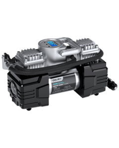 Deli Dual 30-Cylinder Car Air Pump with Digital Display, Tire Pressure Detection, Compatible with Xiaomi SU7, Portable Inflator for Cars, Bikes, Motorcycles, and More