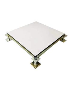 Zhongtian Huachi Anti-Static Floor Full Steel High Raised Ceramic Ivory White Floor 600*600*40mm with Accessories/Piece
