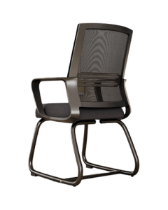 ZHONGWEI Office Chair Computer Chair Conference Chair with Bow Base Ergonomic Chair Home Study Chair Mesh Chair