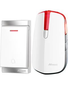 Advent Battery-Free Self-Generating Wireless Doorbell Waterproof Home Caller P2-710R