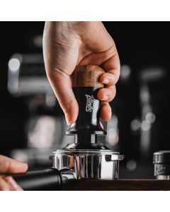 Bincoo Coffee Walnut Handle Tamper Coffee Press Distributor Espresso Tool 58mm