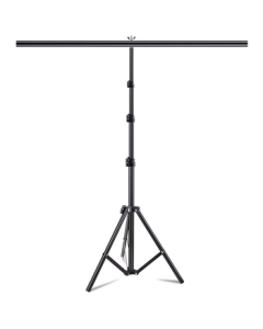 LATZZ 2x2m Photography Backdrop Stand PVC Board Soft Light Paper Cloth Backdrop Support T-Type Frame Thickened Telescopic Portable Shooting Background Stand