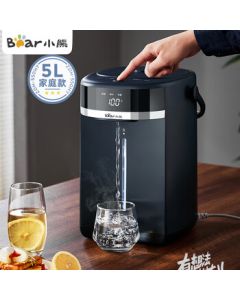 Bear (HWD) Electric Water Bottle, Smart Temperature Display Electric Kettle, 5L Large Capacity 304 Stainless Steel, Insulated Thermostatic Home Electric Kettle ZDH-S50H7