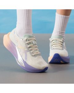 ASICS Women's Running Shoes MAGIC SPEED 4 Cushioned Comfort Breathable Low-Top Sports Shoes Beige Purple 39