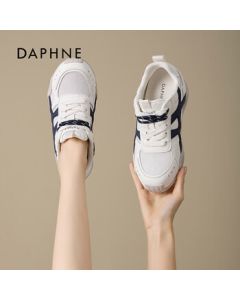 DAPHNE DAPHNE Women's Training Shoes Casual Running Sneakers Canvas Shoes Light Blue Size 37