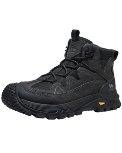CAMEL Anti-Collision Fleece-Lined High-Top Outdoor Casual Hiking Shoes G15W379012 Midnight Black 42