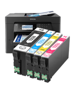 Huiwei T05N Ink Cartridge Compatible with Epson WF-4838 WF-7848 WF-7318 Printers, T05N1+U2+U3+U4 Four-Color Set