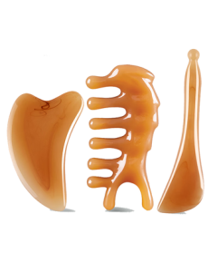 Chuangmaishi Gua Sha Board Meridian Brush Facial Gua Sha Tool Face Massage Lift Neck Back Leg Mid-Autumn Festival Gift