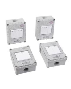 CXFB Explosion-Proof Switch Explosion-Proof Wall Switch Dual-Control Lighting Switch with Rain Cover  
Single Gang