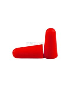 Delta Delta Earplugs PU Foam, Bullet Shape, Cordless 500 Pairs/Bag; 103107-Red