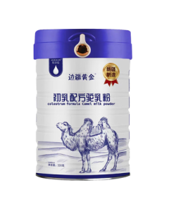 Frontier Gold Camel Milk Powder 330g Can - Authentic Xinjiang Camel Milk Powder with No Added Sucrose, High Calcium, Probiotics, for Middle-Aged, Elderly & Adults