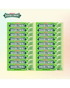 Wrigley's Doublemint 5-Stick Chewing Gum, Original Flavor, 20 Packs/Box