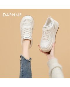 DAPHNE Daphne Women's Chunky Sole Sneakers Casual Shoes Beige Size 40