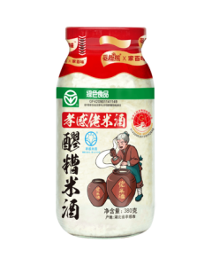 Miqu Bear Fermented Rice Wine 380g Xiaogan Lao Rice Wine, No Additives, No Sucrose, Clean Ingredients, Sweet Rice Wine, Rice Ferment