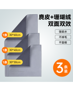 Huiduoduo Car Washing Towel – Lint-Free, Streak-Free, Ultra-Absorbent Microfiber Chamois for Glass and Paint