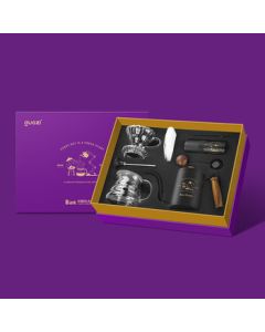 Guozi Hand-Crank Coffee Pot Set - Little Eggplant Custom Edition