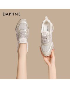 Daphne Women's New Mesh Training Shoes Soft-Sole Casual Sneakers 4025101761 Single Mesh Purple 36